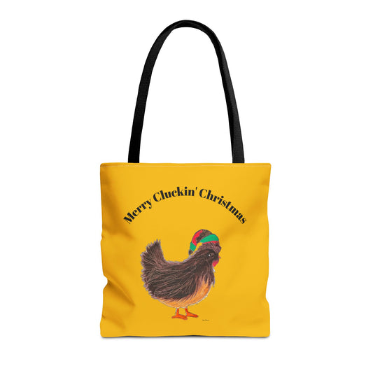 Fun Chicken Christmas Tote Bag, Merry Cluckin' Christmas Bag, Cute Chicken Holiday Tote, Fun Festive Shopper, Unique Gift for Animal [...]