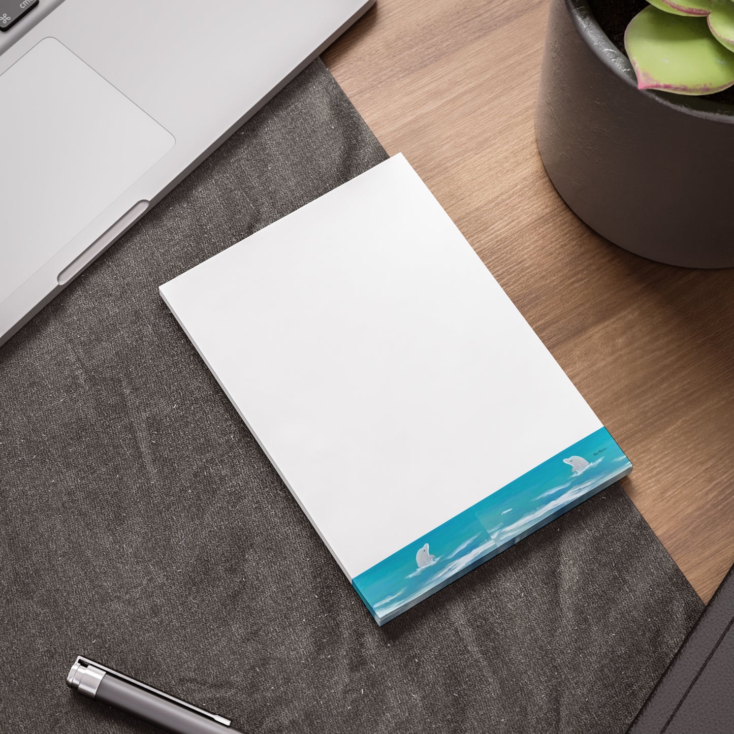 Ocean Dolphin Post-it® Note Pads - Perfect for Coastal Lovers