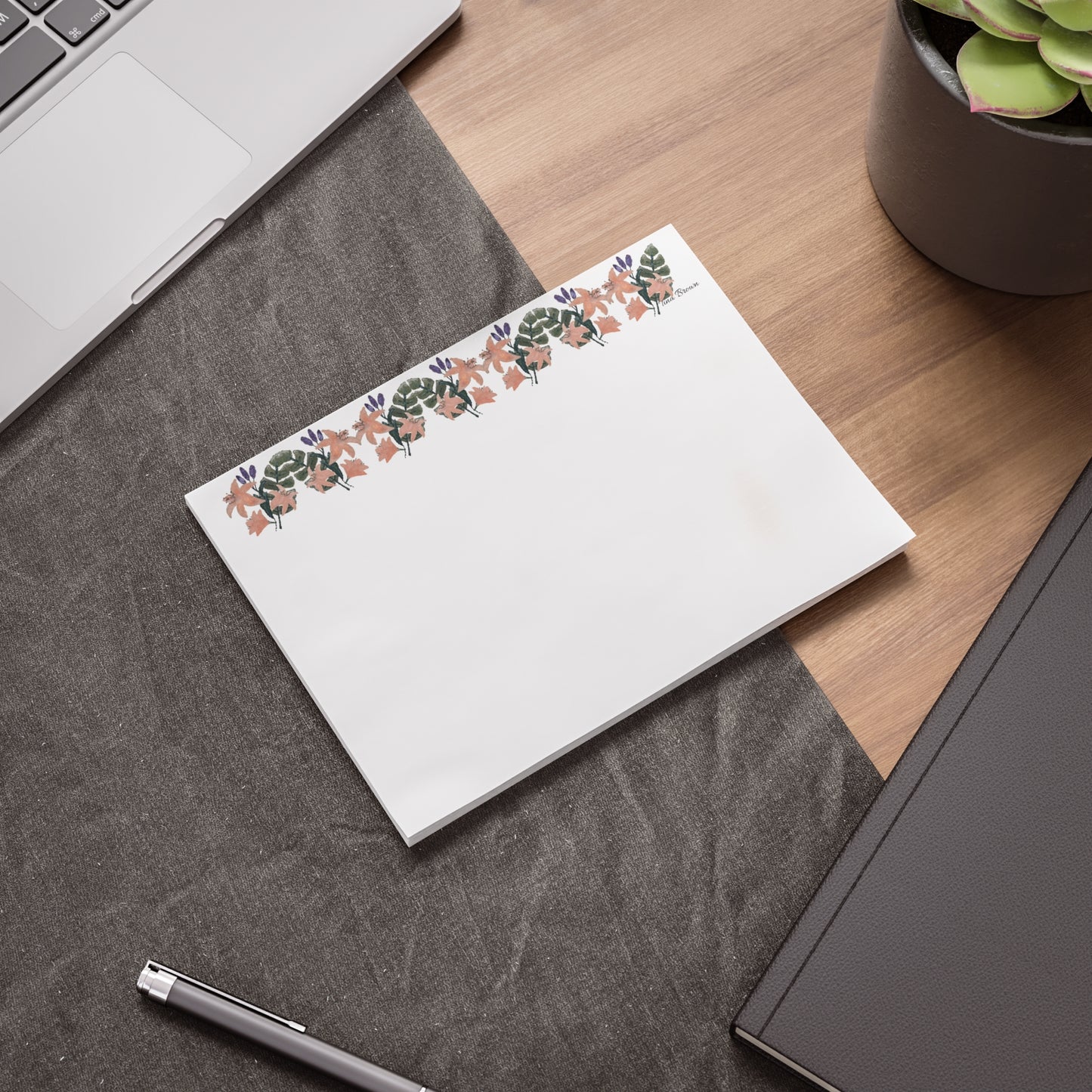 Leaf & Ivy Post-it® Note Pads - Cute Sticky Memo Pads for Home & Office