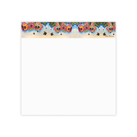 Birdhouse & Butterflies Sticky Notes