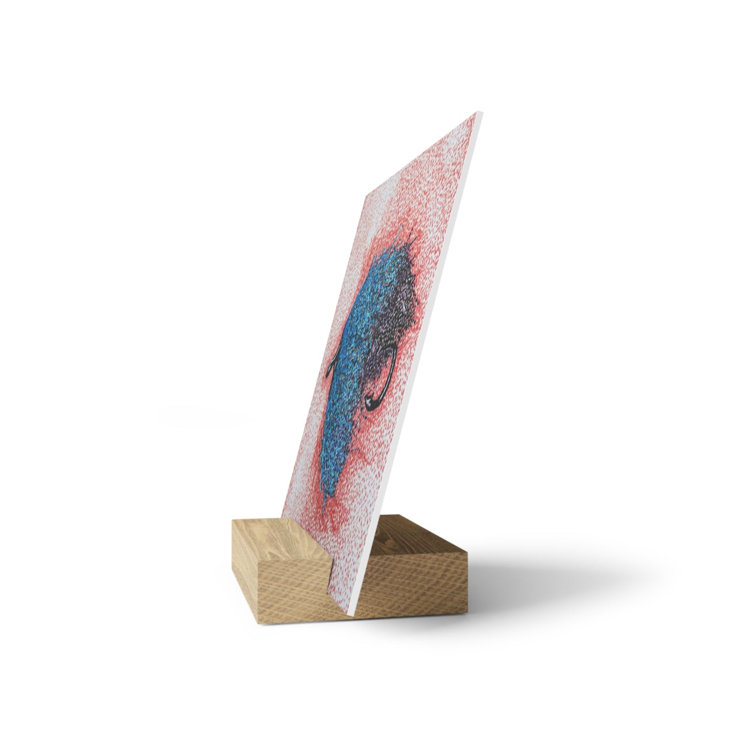 Wet Fly Art Print Gallery Board with Stand for Home Decor