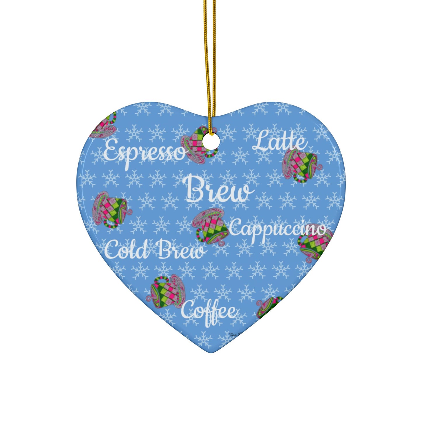 Coffee Lover Christmas Ornament