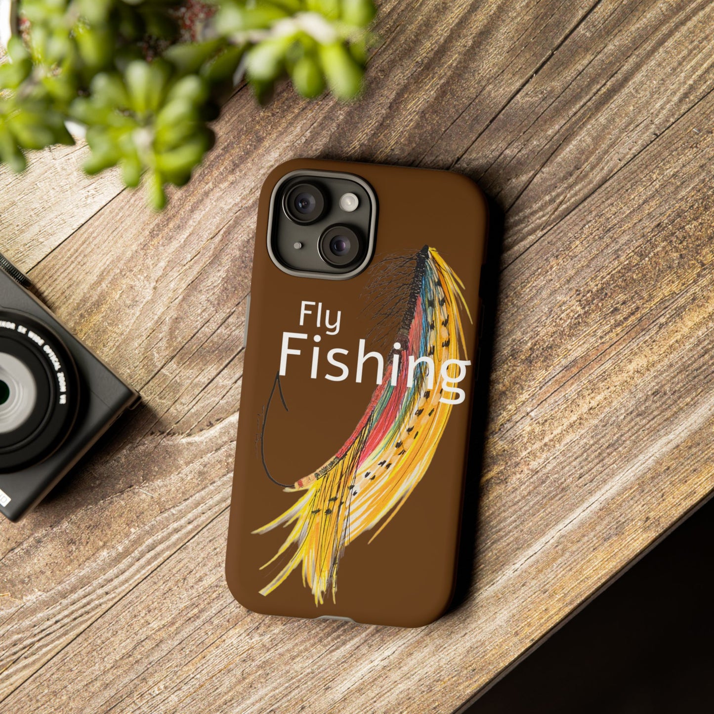 Fly Fishing Artsy Lure Tough Phone Cases