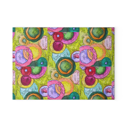 Colorful Glass Cutting Board - Vibrant Kitchen Decor, Gift for Chefs, Housewarming Present, Kitchen Accessory, Unique [...]