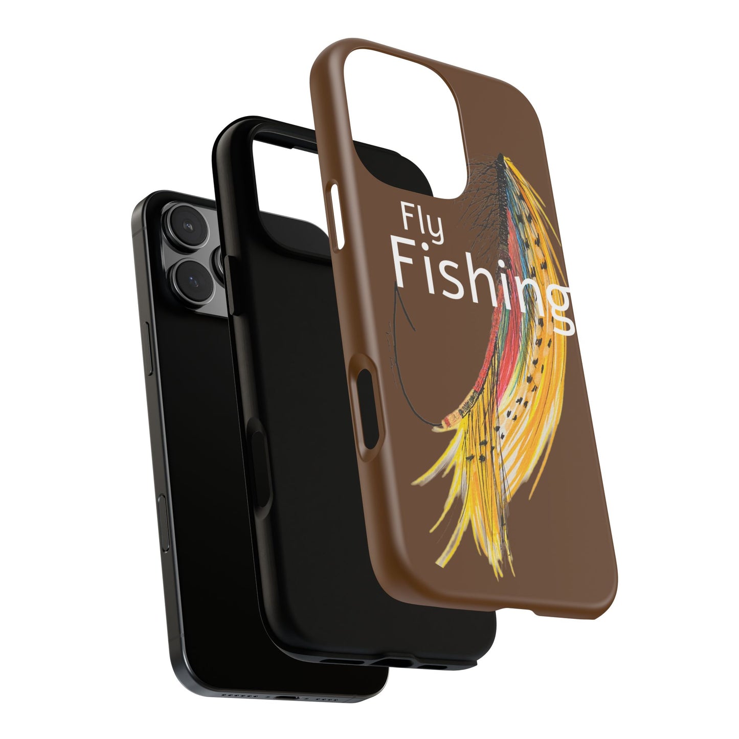 Fly Fishing Artsy Lure Tough Phone Cases