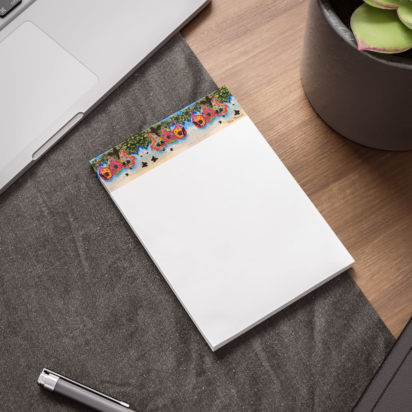 Birdhouse & Butterflies Sticky Notes