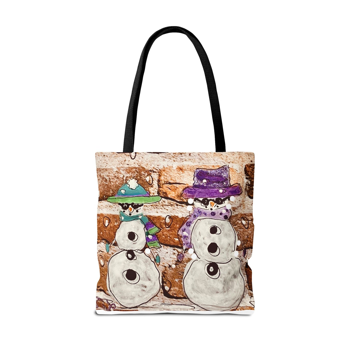Whimsical Snowman Tote Bag | Holiday Gift, Winter Decor, Eco-Friendly Shopping Bag, Cute Winter Accessory, Seasonal Tote