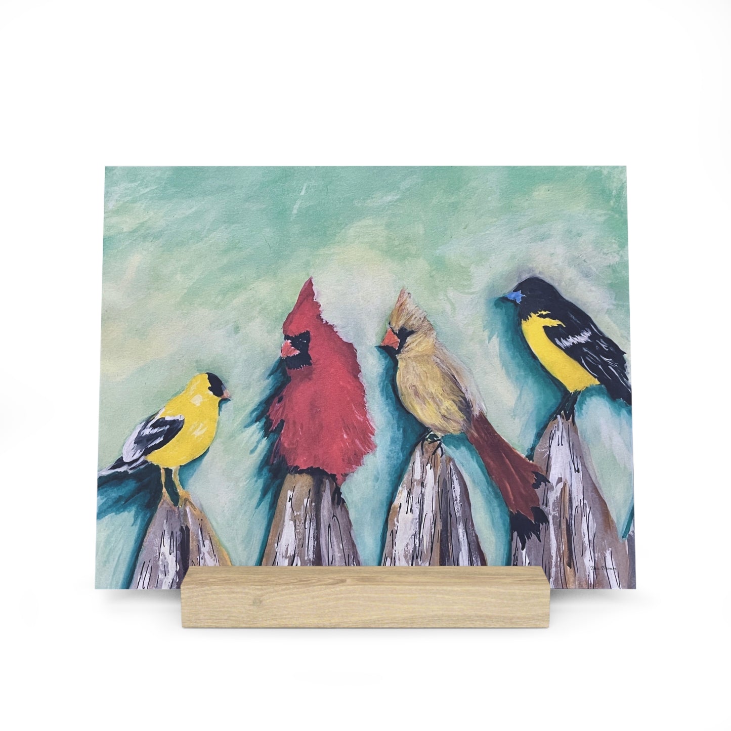 Birds on the Fence Gallery Board