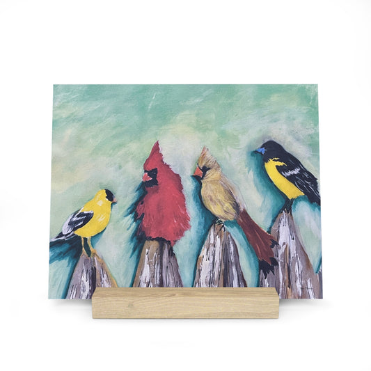 Birds on the Fence Gallery Board