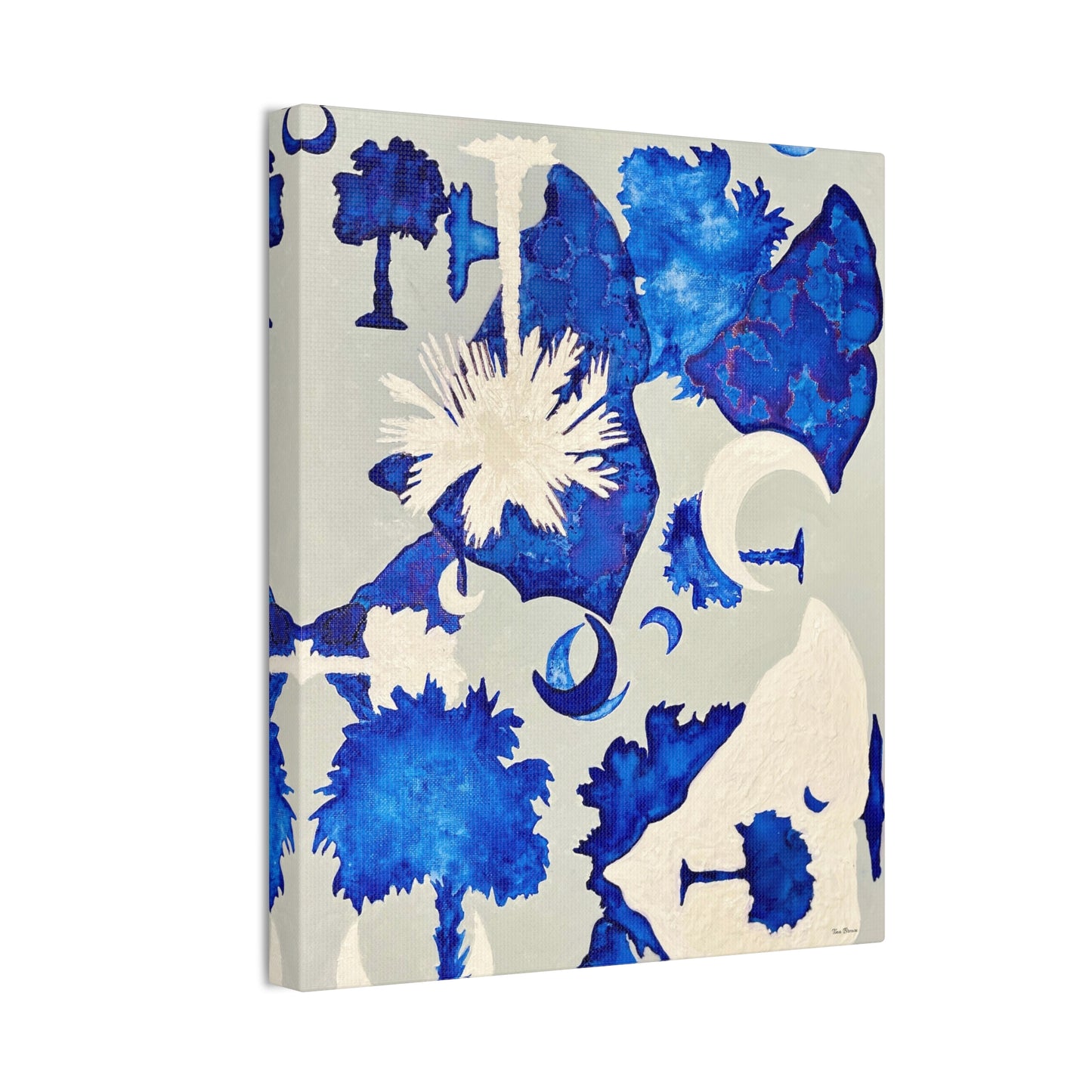 South Carolina Canvas Art Print - Artist Tina Brown