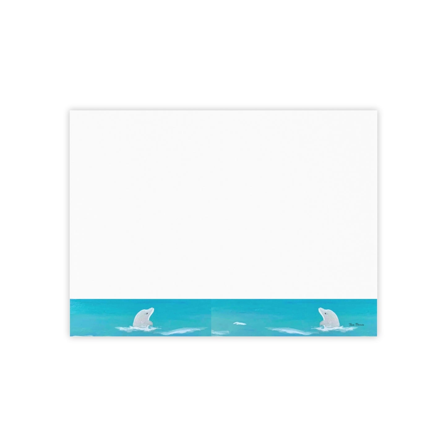 Ocean Dolphin Post-it® Note Pads - Perfect for Coastal Lovers
