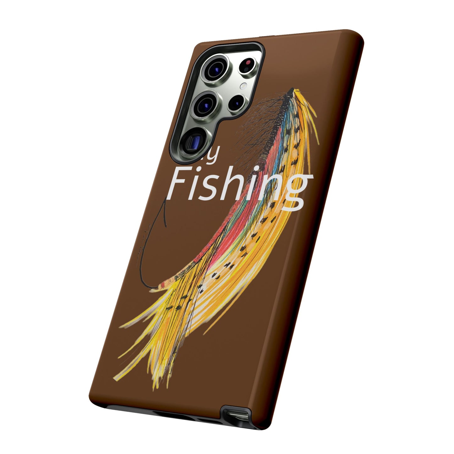 Fly Fishing Artsy Lure Tough Phone Cases