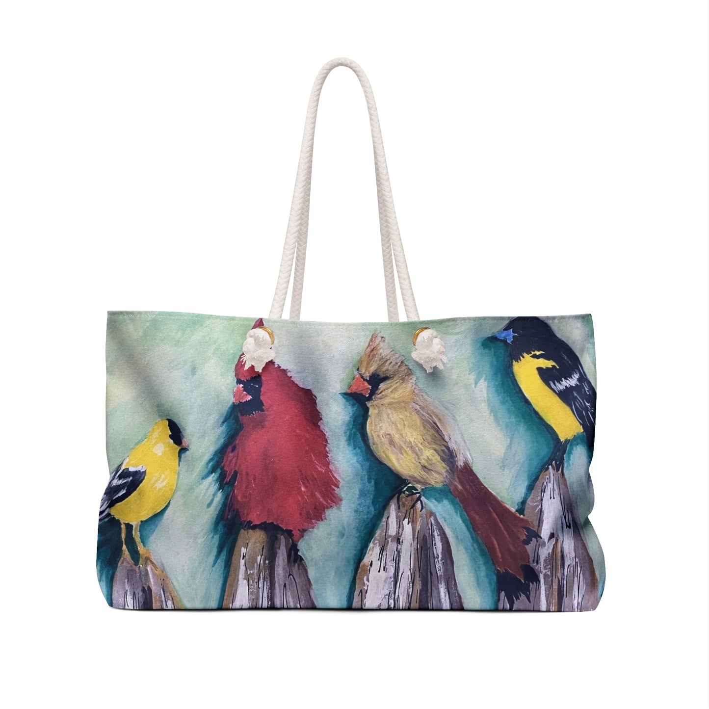 Birds on the Fence Weekender Bag