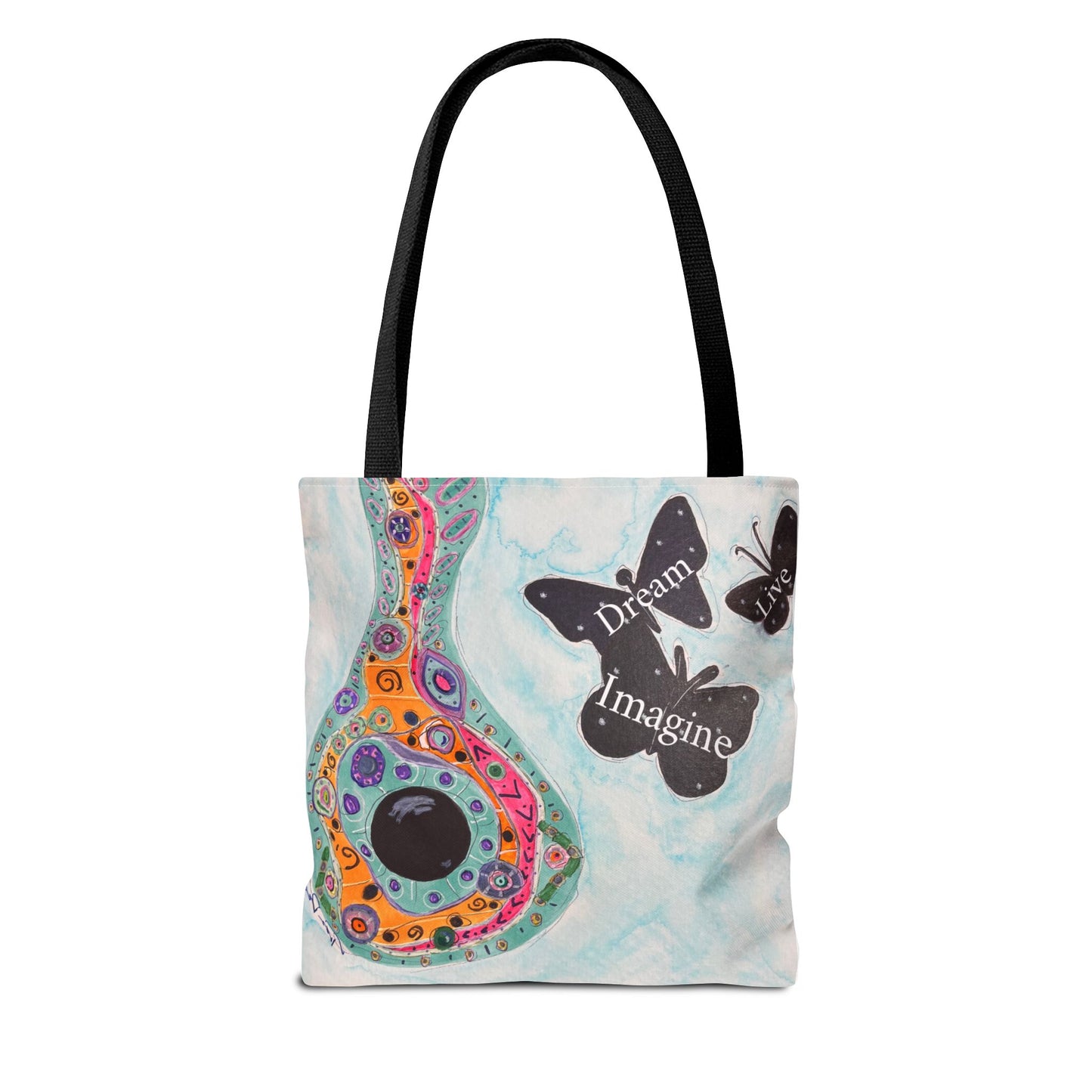 Birdhouse & Butterflies Tote Bag