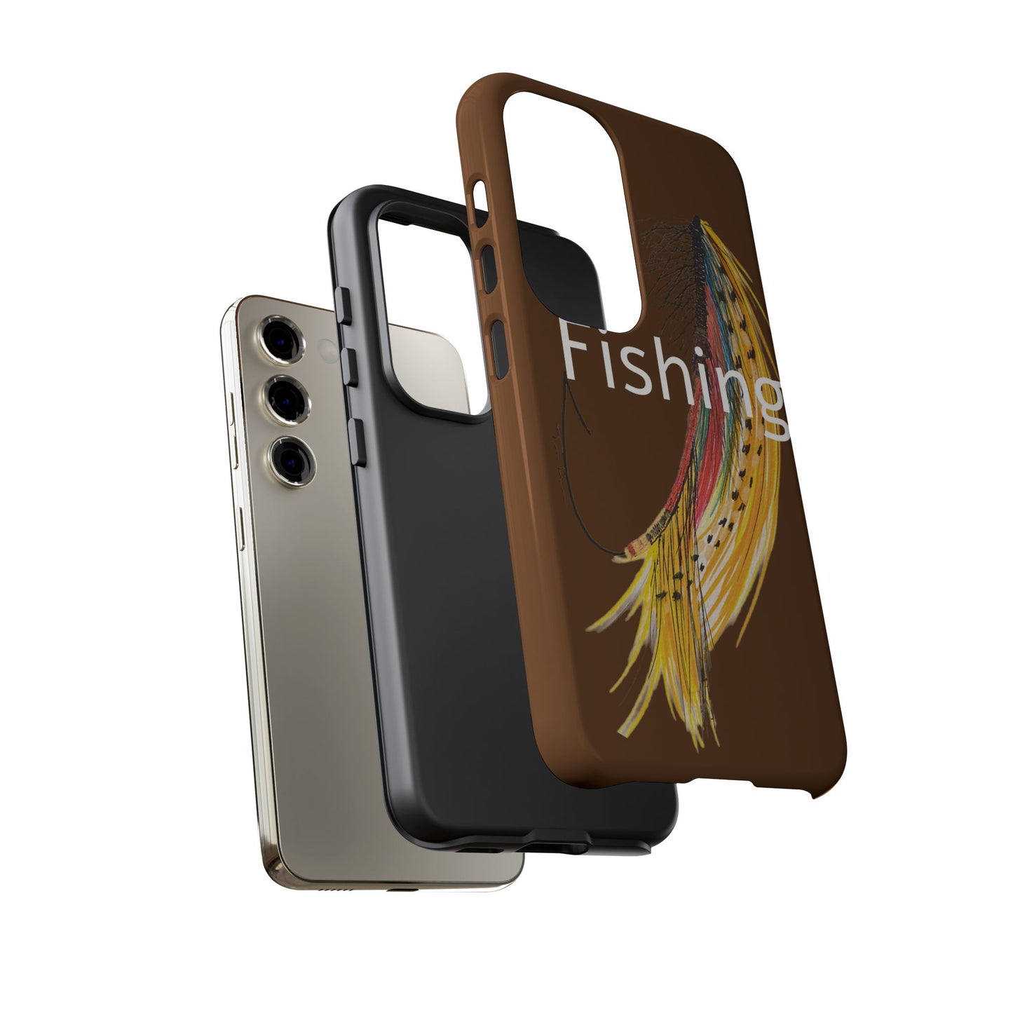 Fly Fishing Artsy Lure Tough Phone Cases