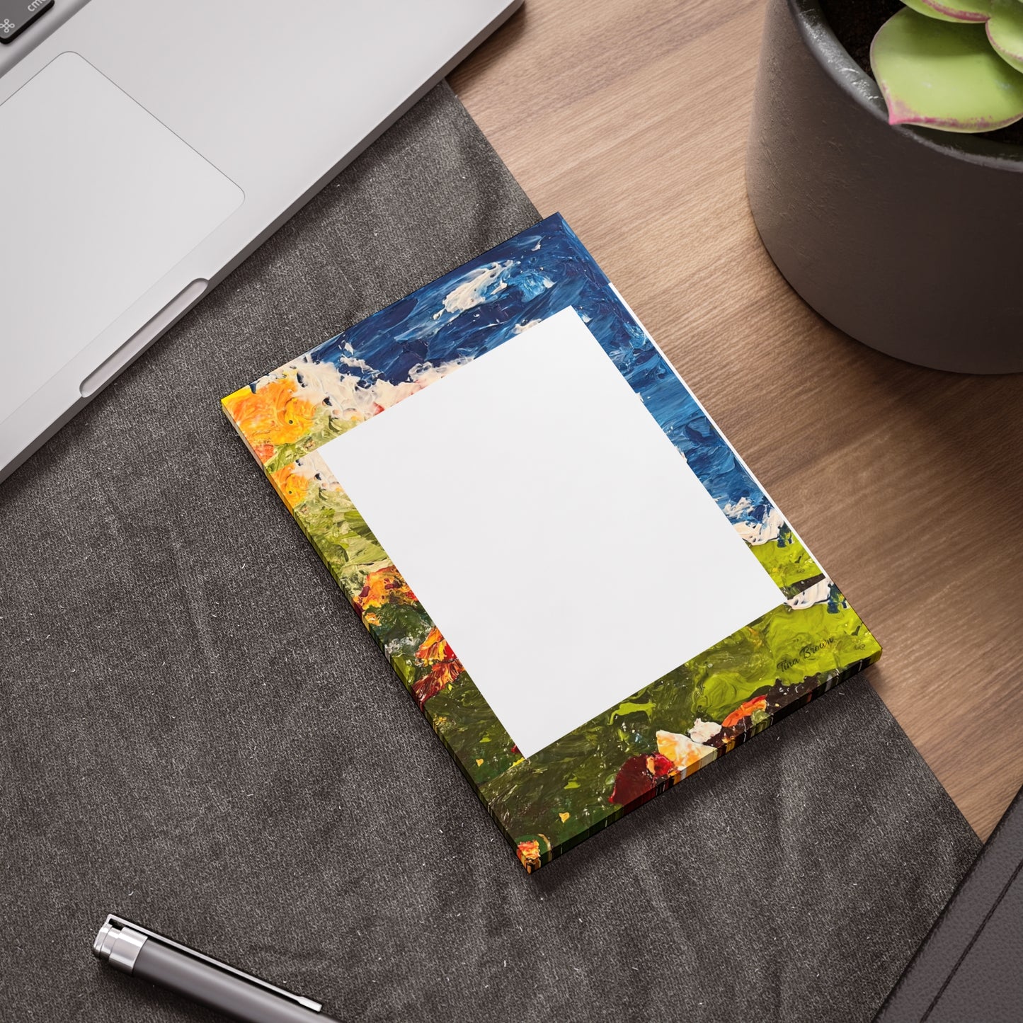 Ocean Cliffs Post-it® Note Pads - Vibrant Colorful Ocean Design