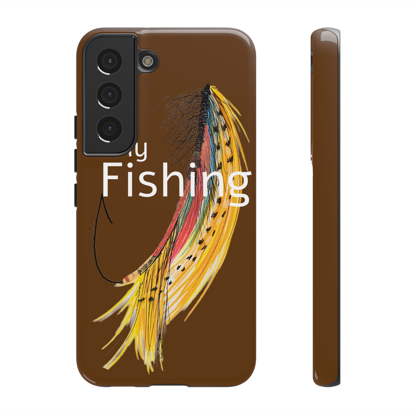 Fly Fishing Artsy Lure Tough Phone Cases