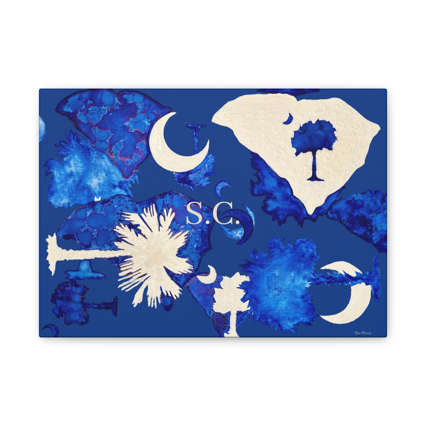 South Carolina Canvas Art Print