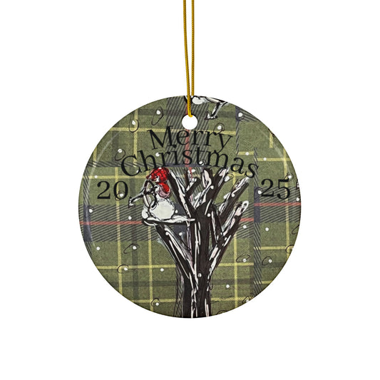 Hunter Ceramic Ornaments, Customizable Keepsake