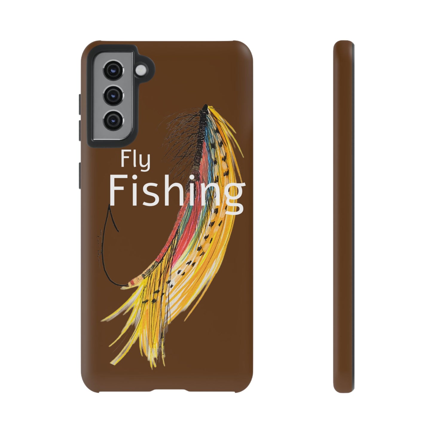 Fly Fishing Artsy Lure Tough Phone Cases