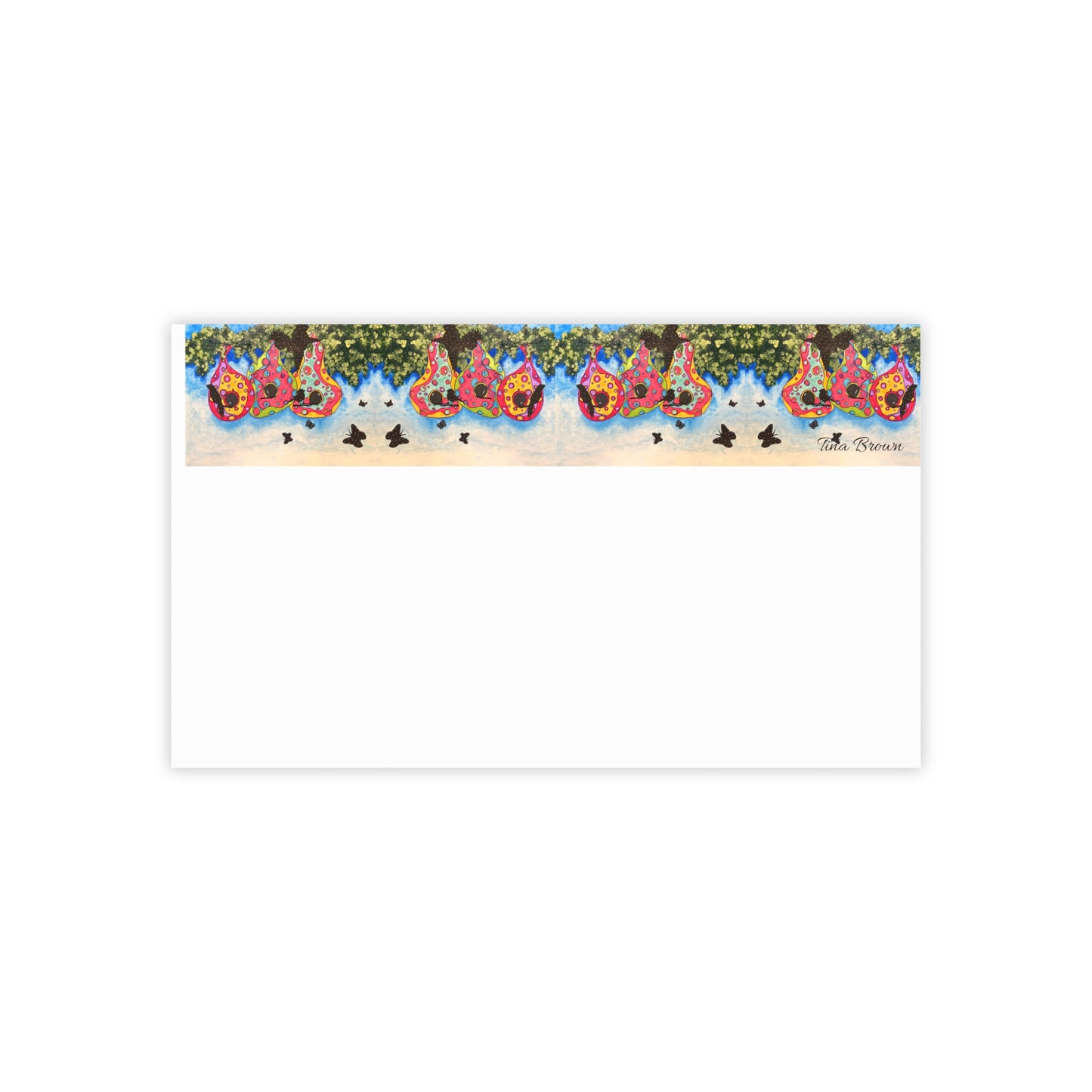 Birdhouse & Butterflies Sticky Notes