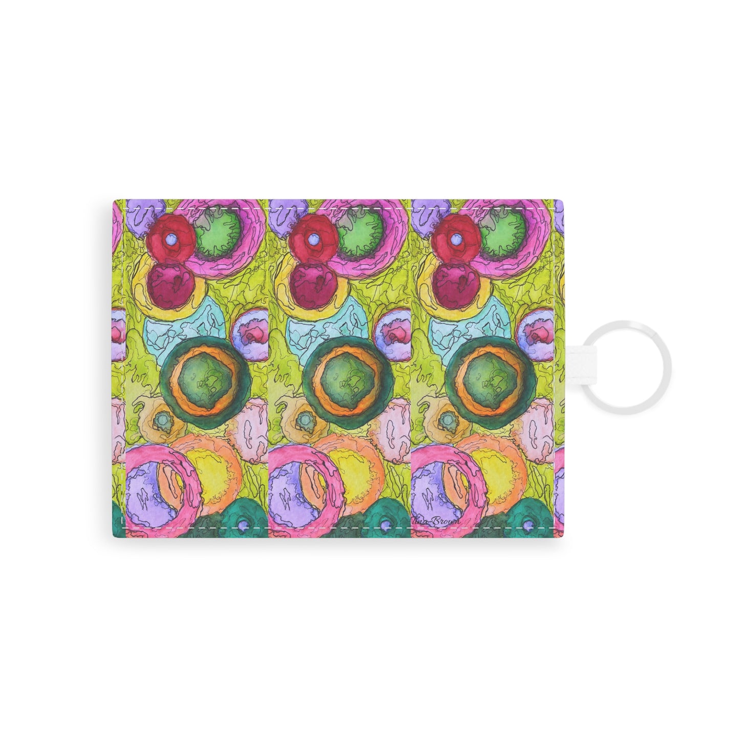 Colorful Abstract Card Holder