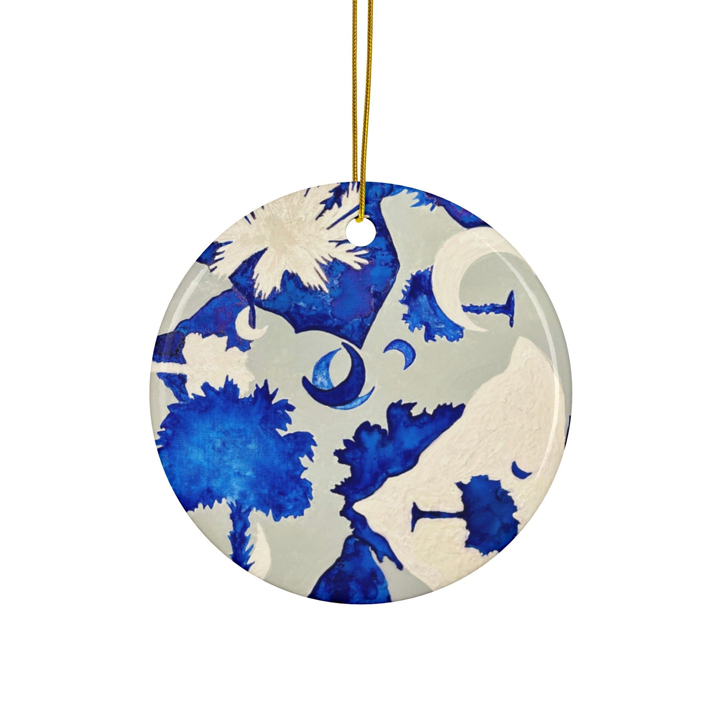 South Carolina  Ornaments - Car Ornaments-artist - Tree Ornaments Tina Brown
