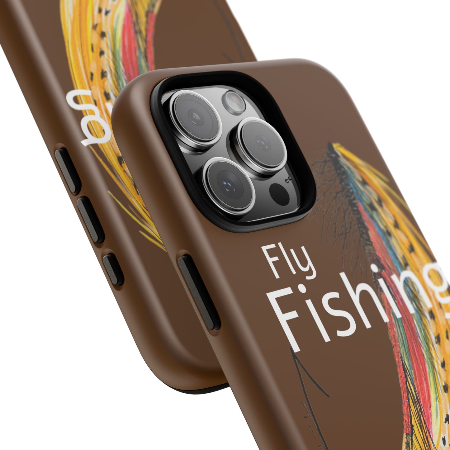 Fly Fishing Artsy Lure Tough Phone Cases