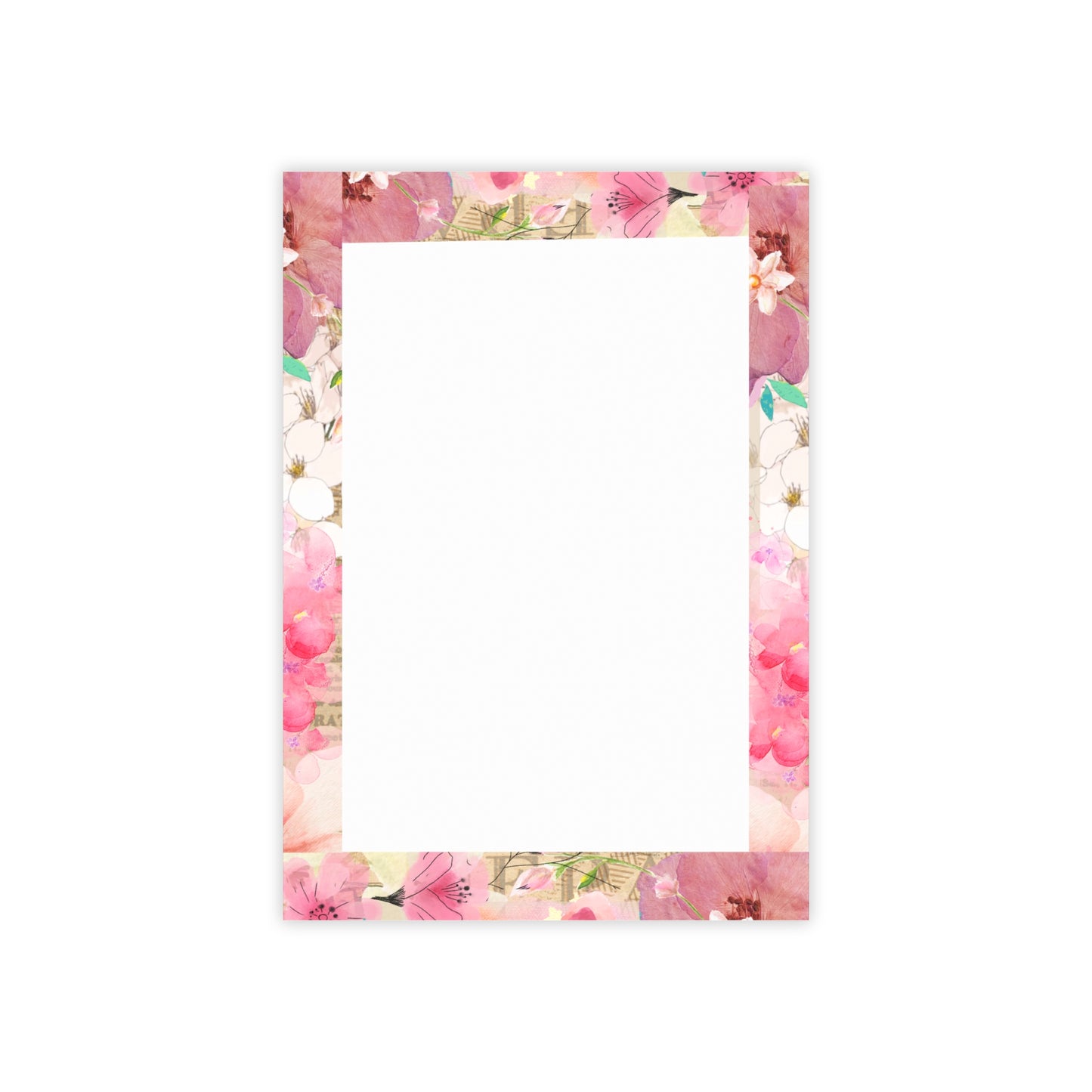Pink Floral Post-it® Note Pads - Colorful Sticky Notepads for Home & Office