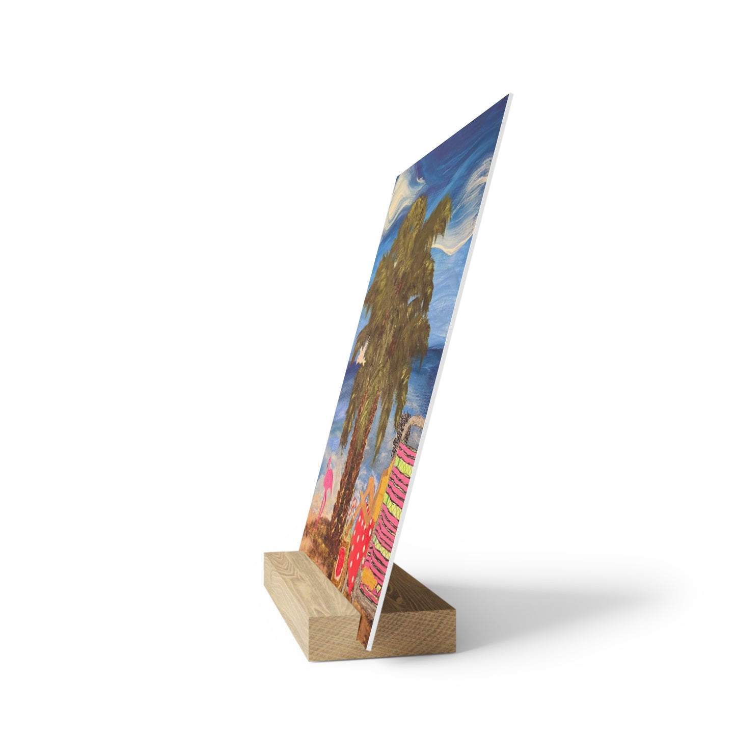 Day at the Beach Print Stand - Beach Vibes Home Decor