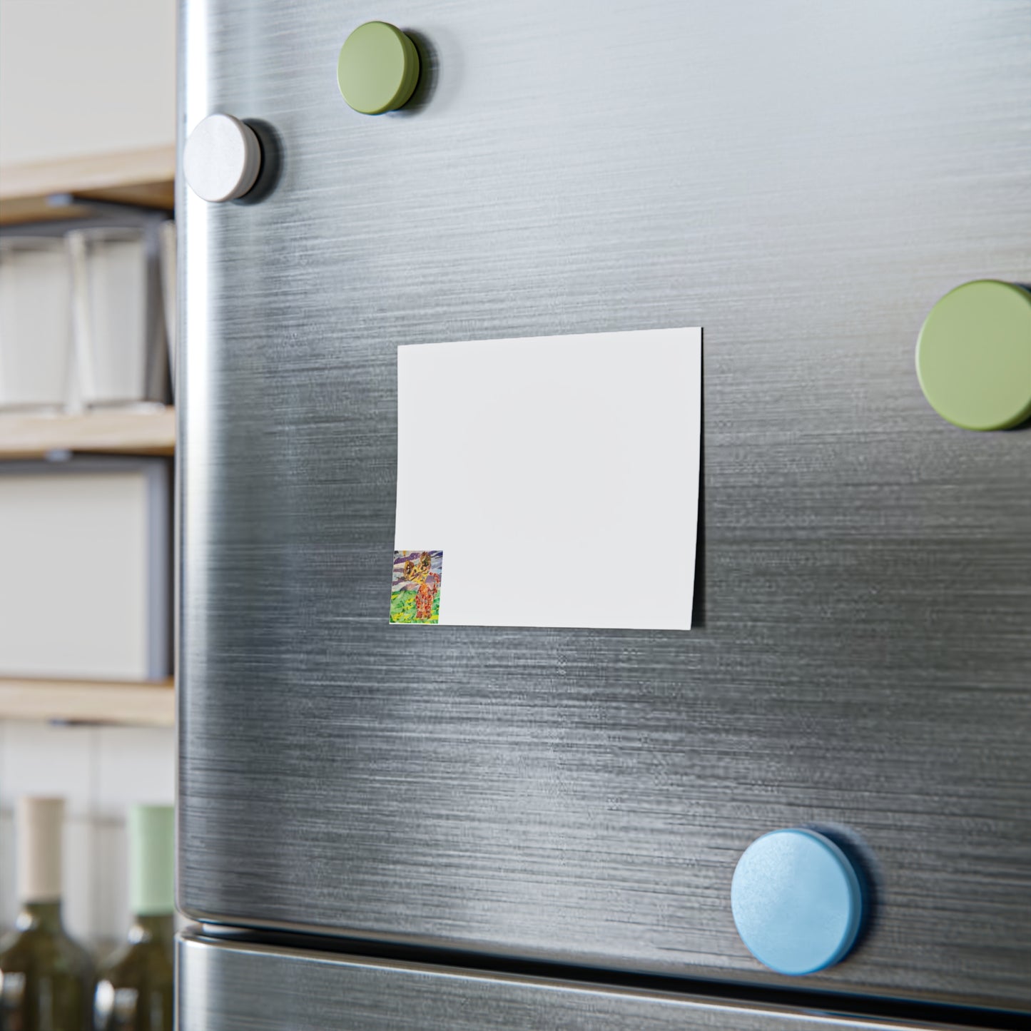 Abstract Cat Sticky Notes