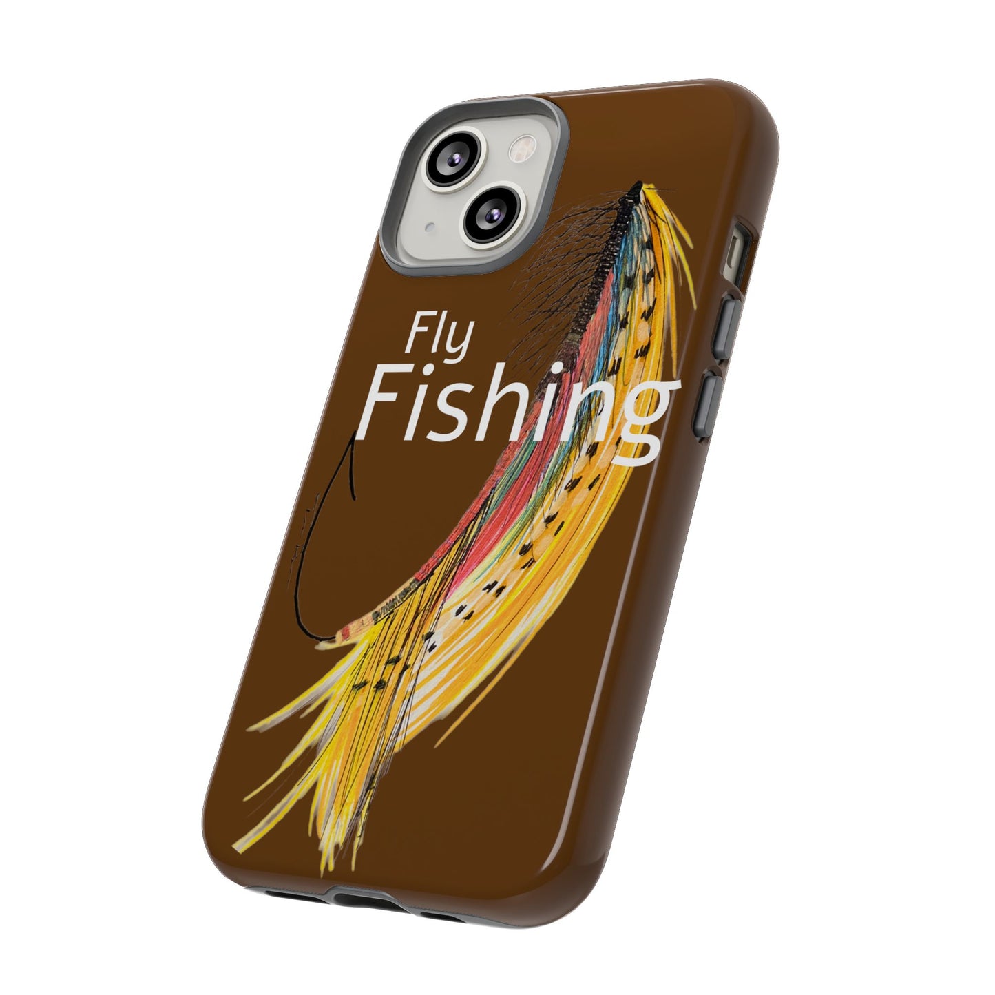 Fly Fishing Artsy Lure Tough Phone Cases