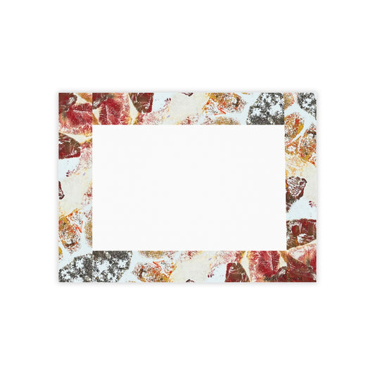 Red and Cream Floral Sticky Notes