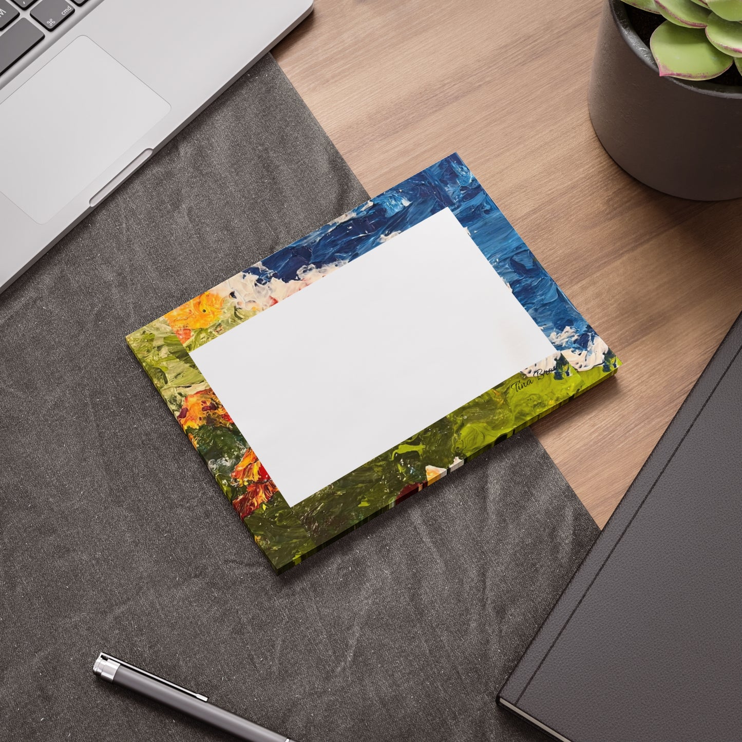 Ocean Cliffs Post-it® Note Pads - Vibrant Colorful Ocean Design