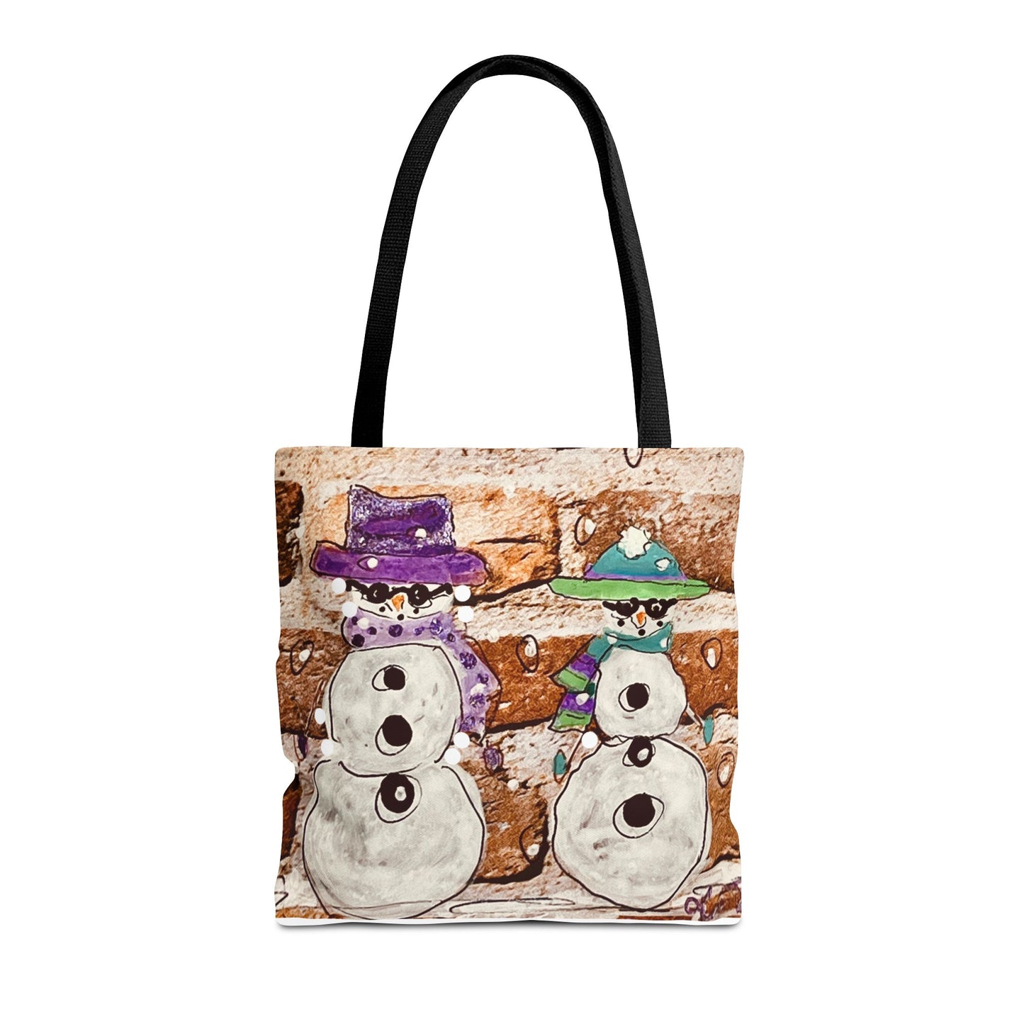 Whimsical Snowman Tote Bag | Holiday Gift, Winter Decor, Eco-Friendly Shopping Bag, Cute Winter Accessory, Seasonal Tote