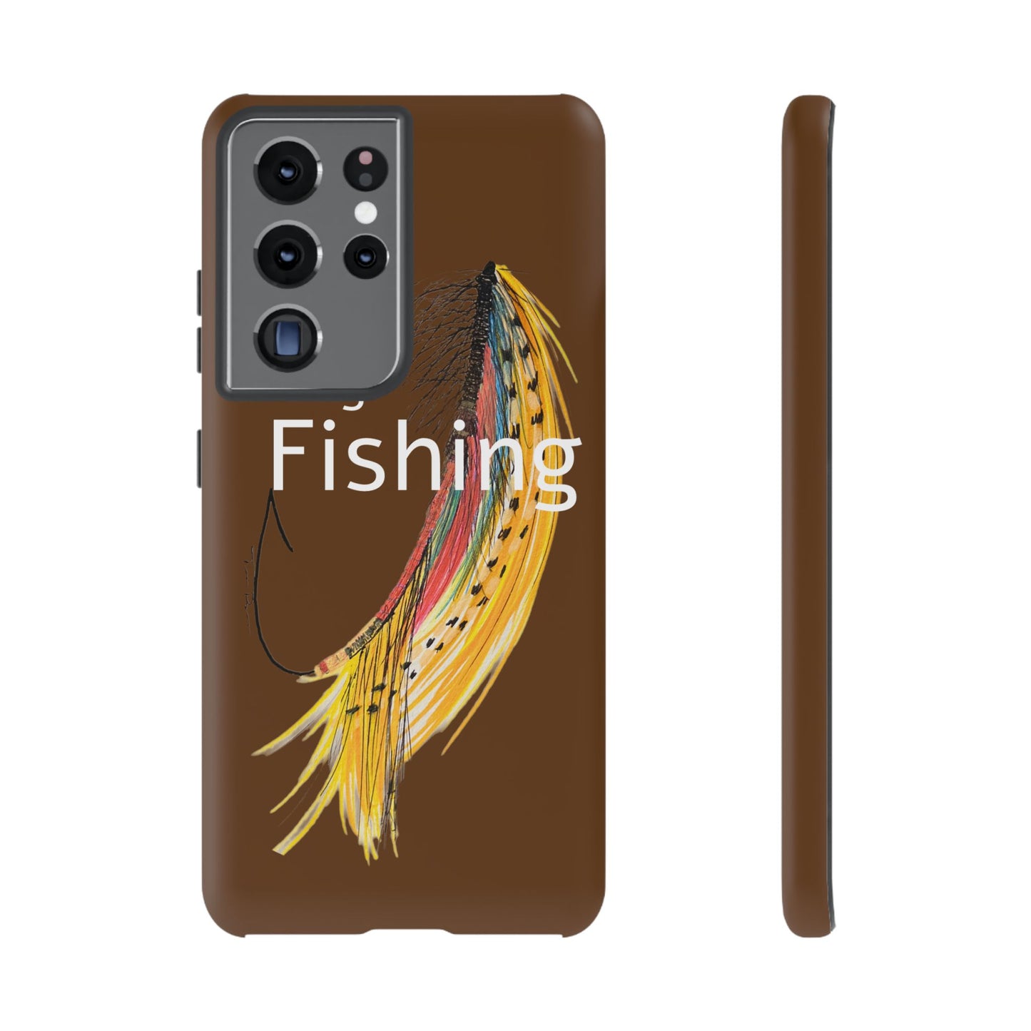 Fly Fishing Artsy Lure Tough Phone Cases