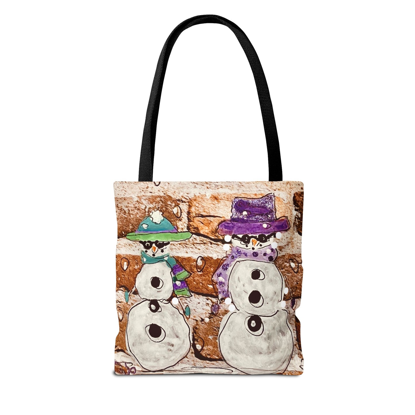 Whimsical Snowman Tote Bag | Holiday Gift, Winter Decor, Eco-Friendly Shopping Bag, Cute Winter Accessory, Seasonal Tote