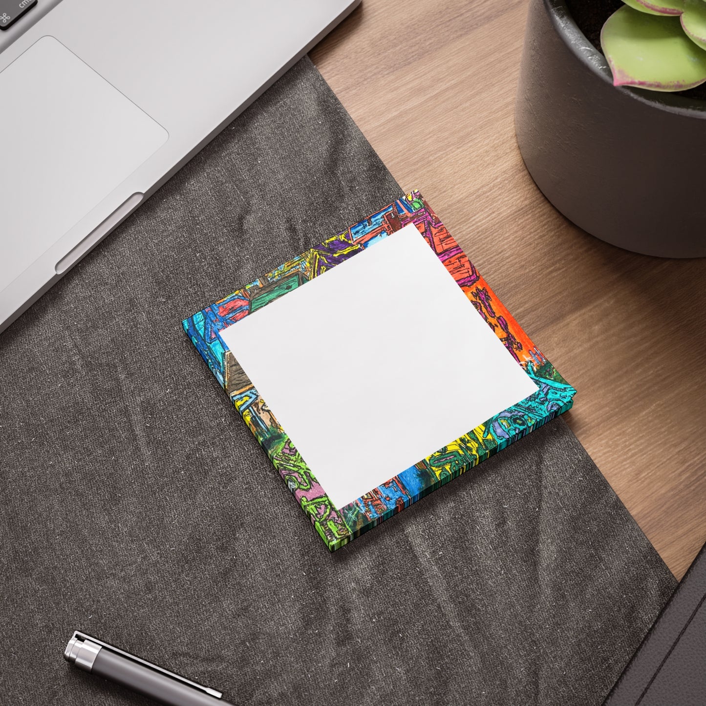 The Village Post-it® Note Pads -Artistic Posted Notes