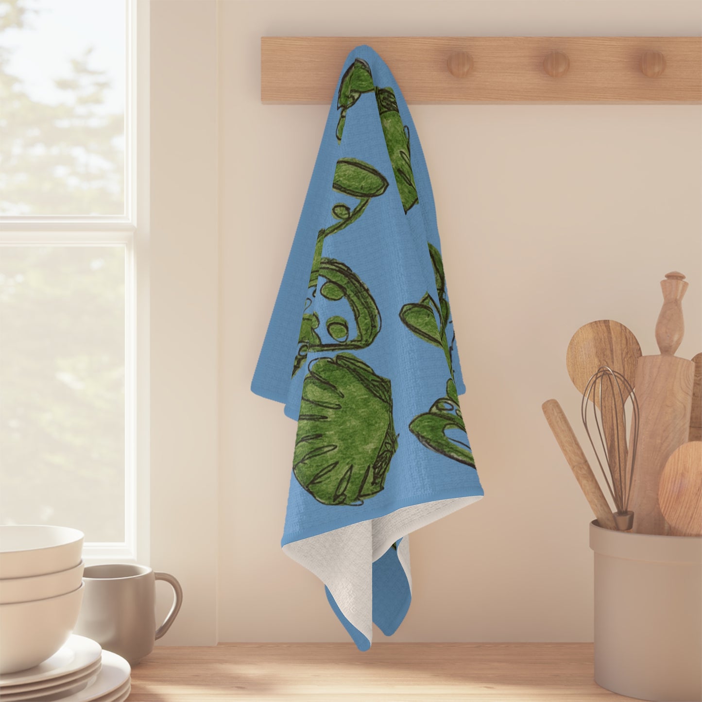 Shell Design Tea Towel