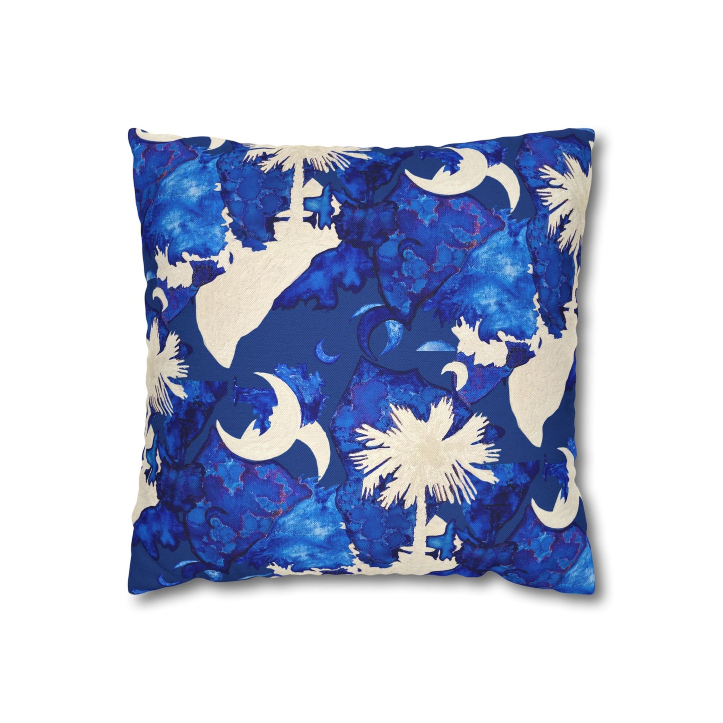 Square Pillowcase South Carolina Art Print