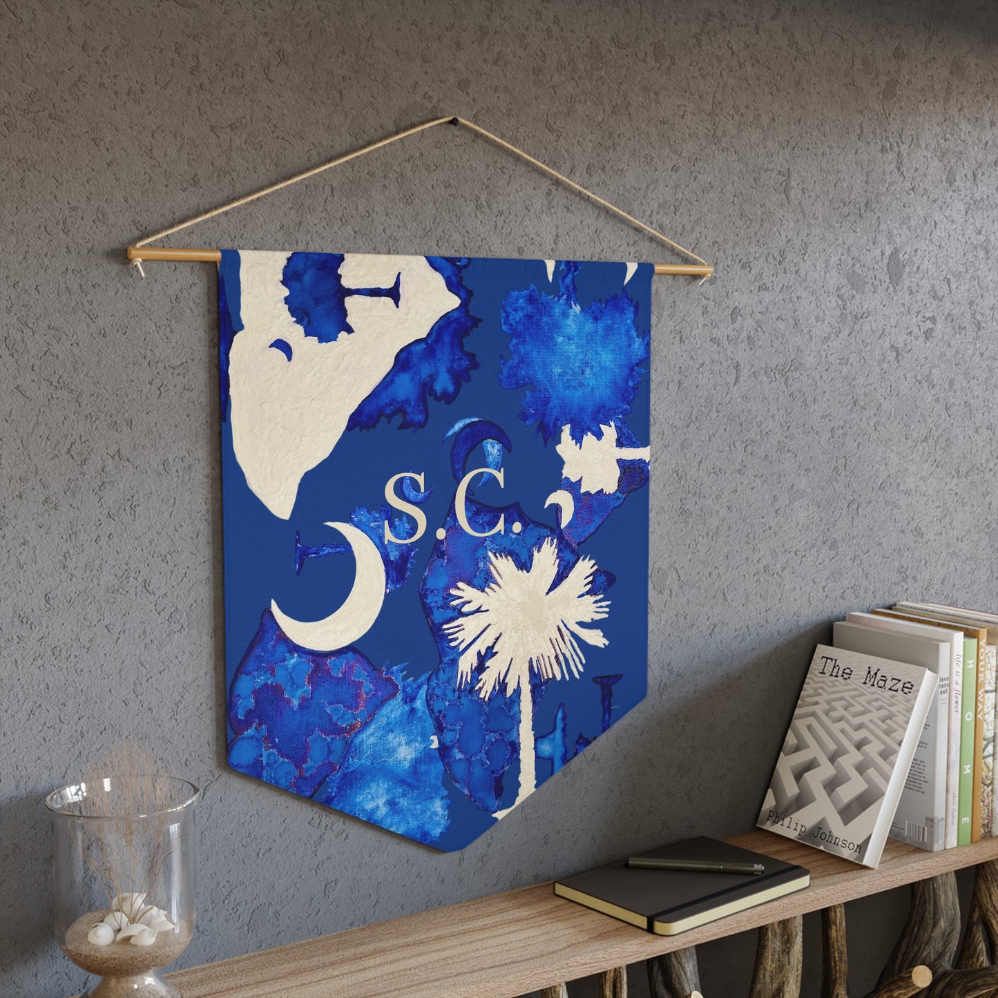 Love of South Carolina Wall Hanging- Banner- South Carolina Artist Tina Brown