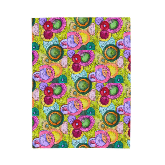 Vibrant Blanket, Cozy Throw,