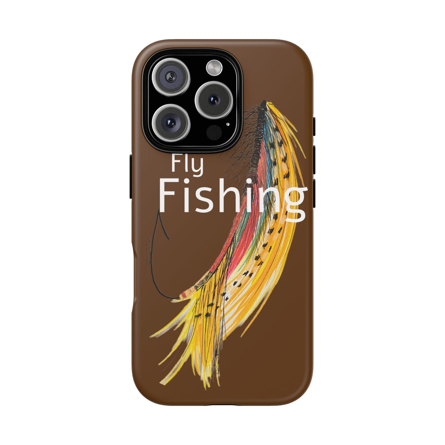 Fly Fishing Artsy Lure Tough Phone Cases