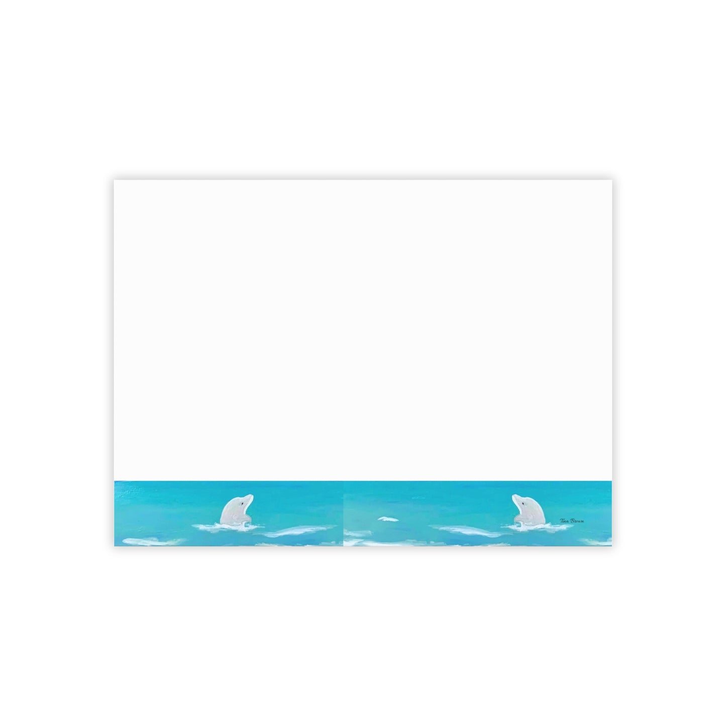 Ocean Dolphin Post-it® Note Pads - Perfect for Coastal Lovers