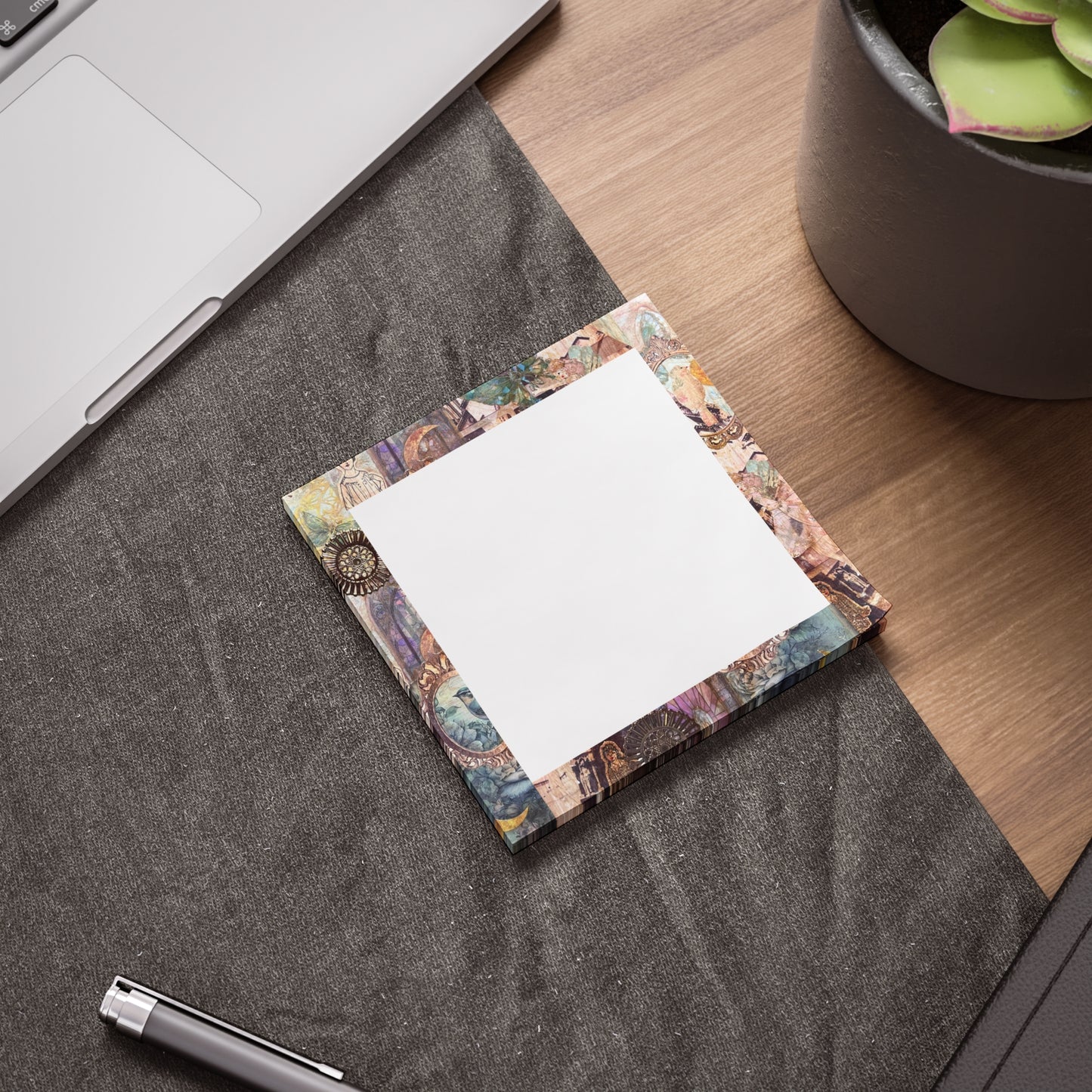 Victorian Purple Post-it® Note Pads with Vintage Design -