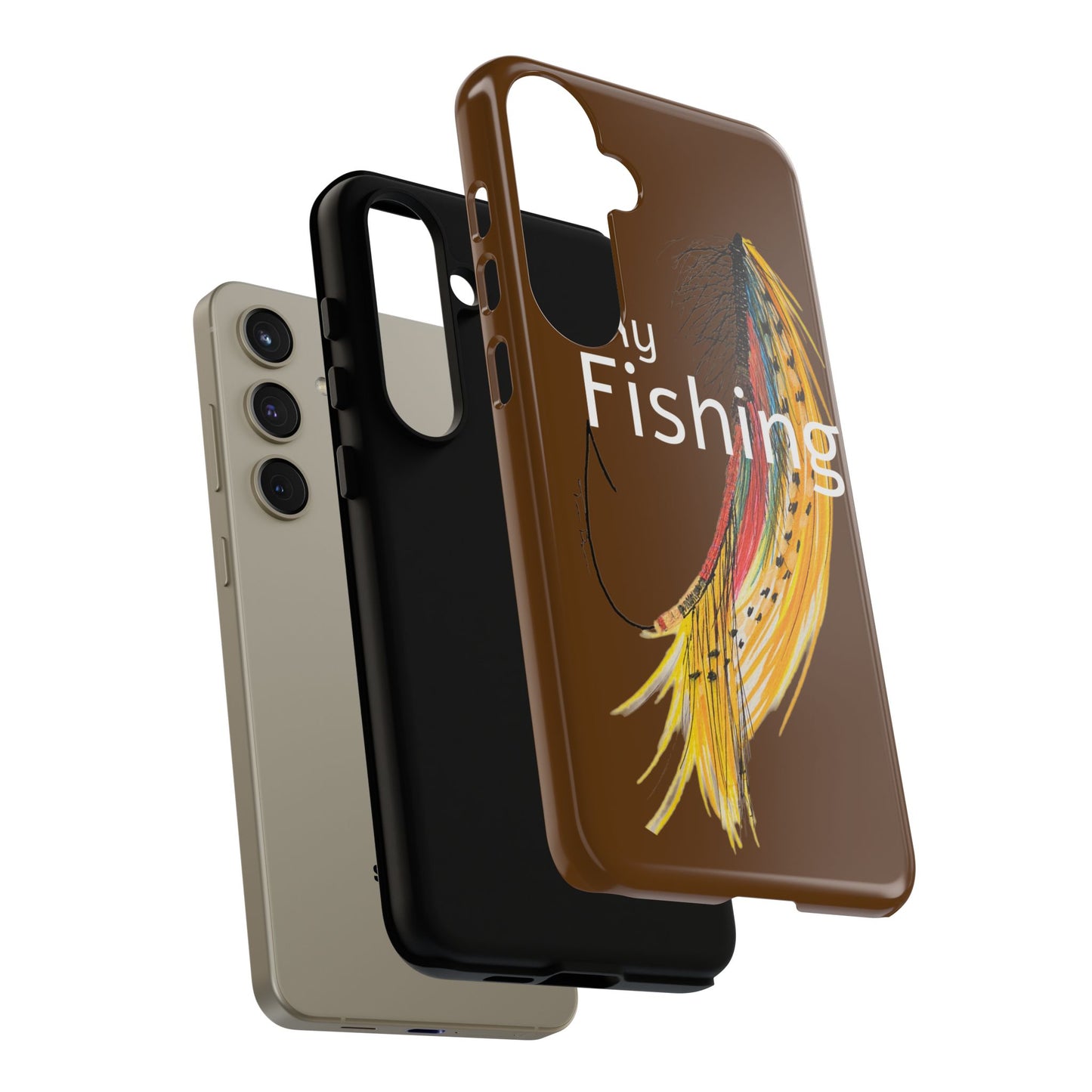 Fly Fishing Artsy Lure Tough Phone Cases