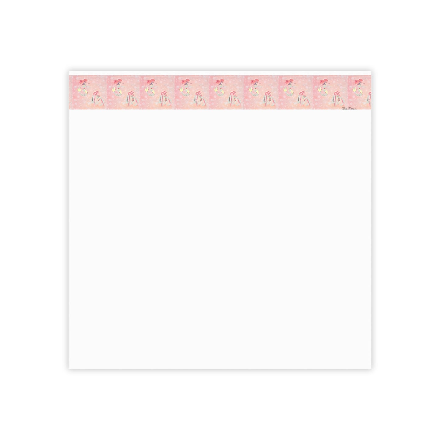 Pink Mermaid & Jellyfish Post-it® Note Pads for Beach Lovers