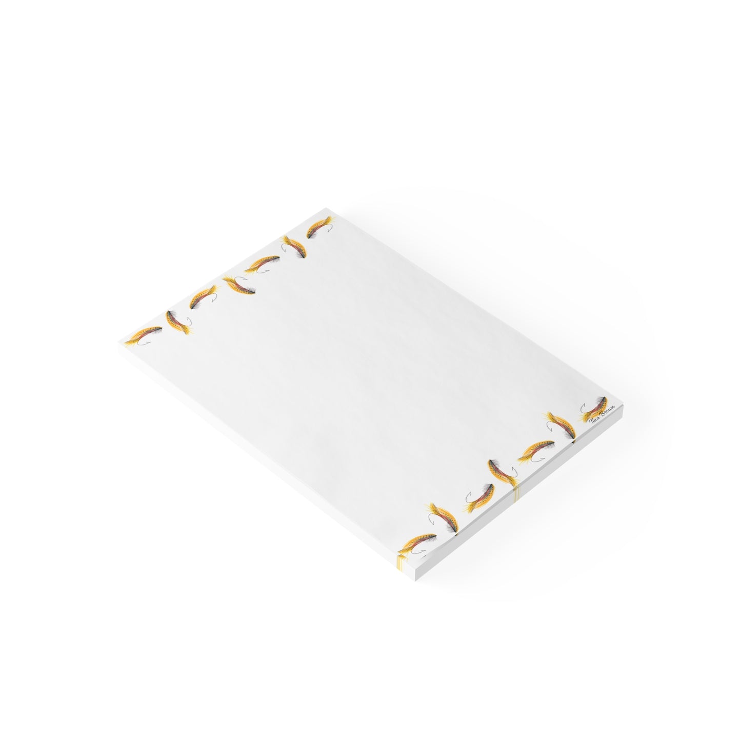 Fly Fishing-Themed Post-it® Note Pads - Perfect for Anglers and Outdoor Lovers