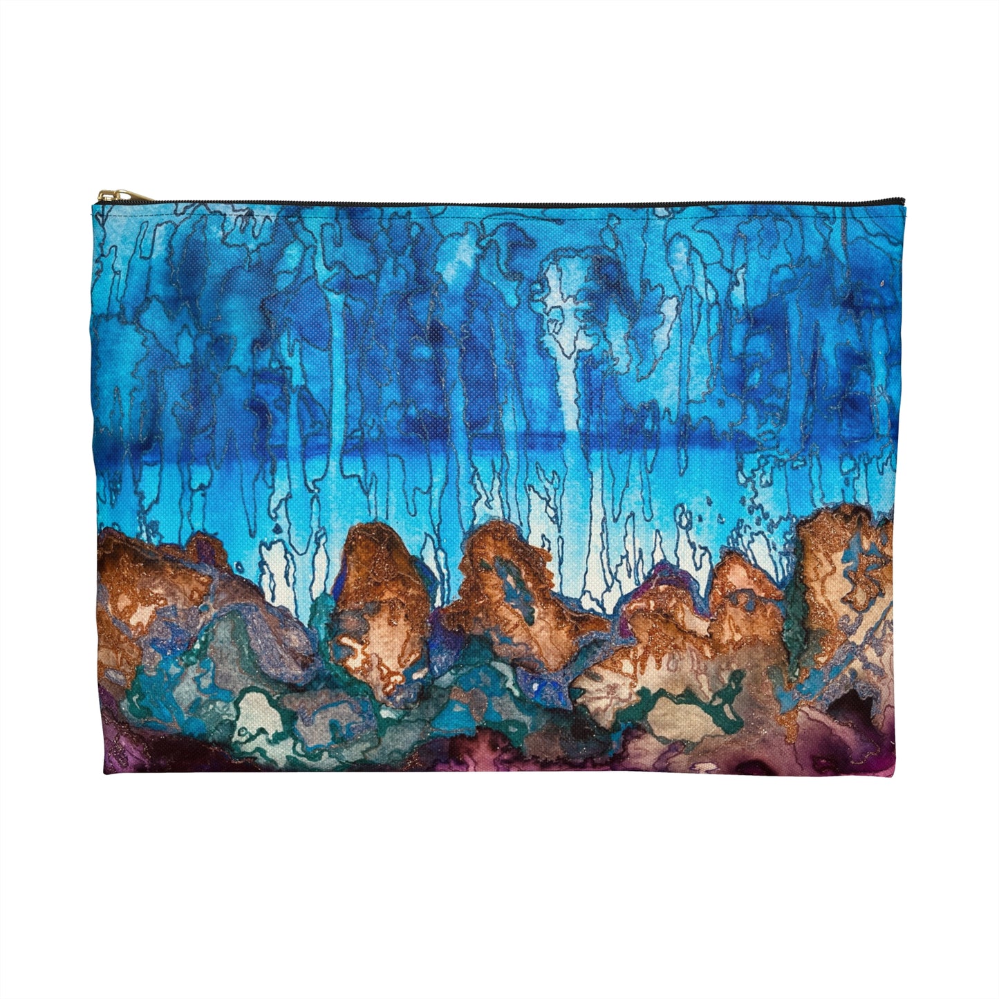 Desert Rain Artsy Accessory Pouch