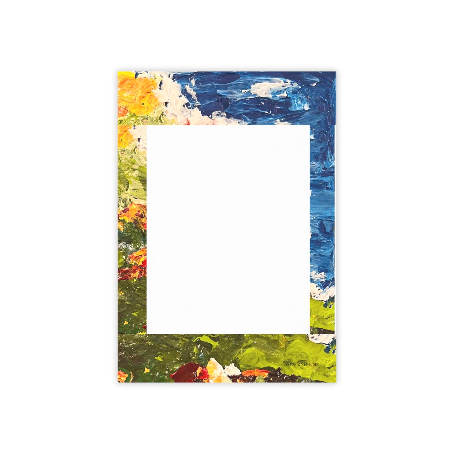 Ocean Cliffs Post-it® Note Pads - Vibrant Colorful Ocean Design